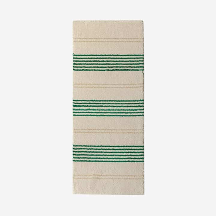 Green stripe マット 50x120cm