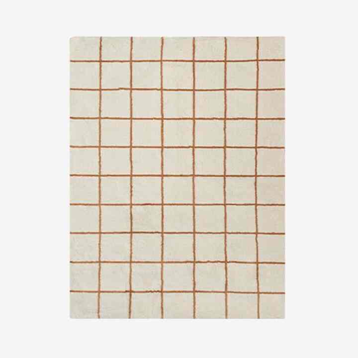 Peach grid ラグ［3サイズ］