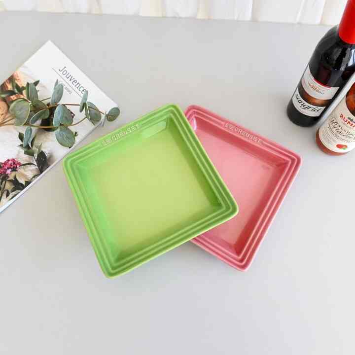 スクエア プレート 21cm 2点セット