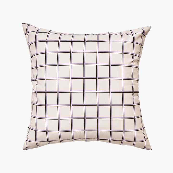 Grid クッションカバー ivory 50x50cm