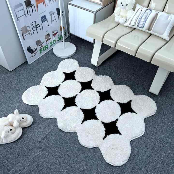 タフティングラグ アイボリー［4サイズ］