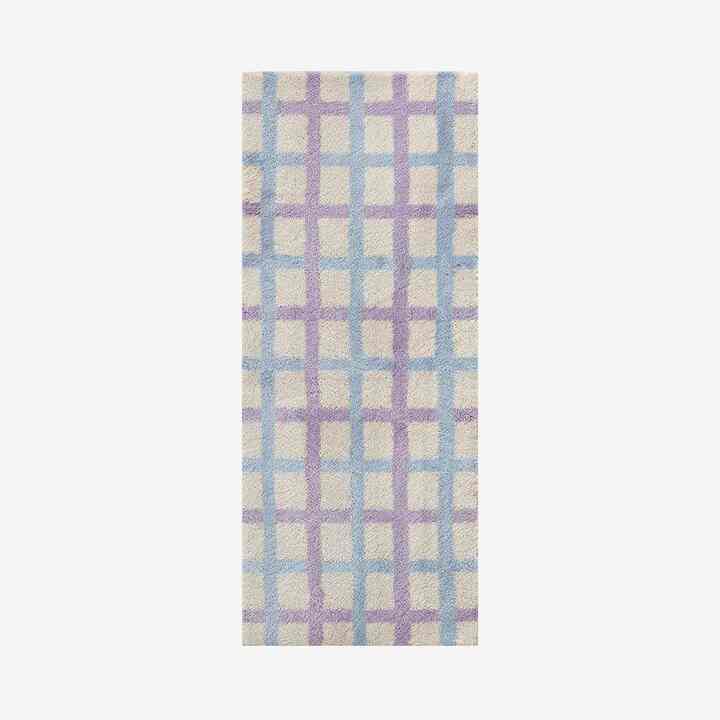Window pane check マット pastel 50x120cm