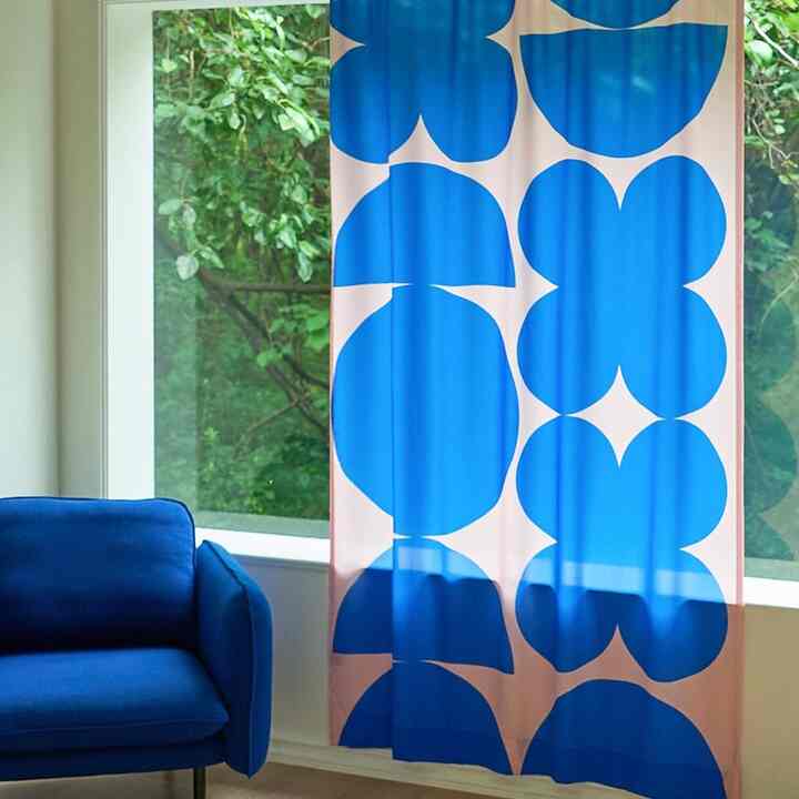 MY FAVORITE THINGS LIME ソフト シフォンカーテン