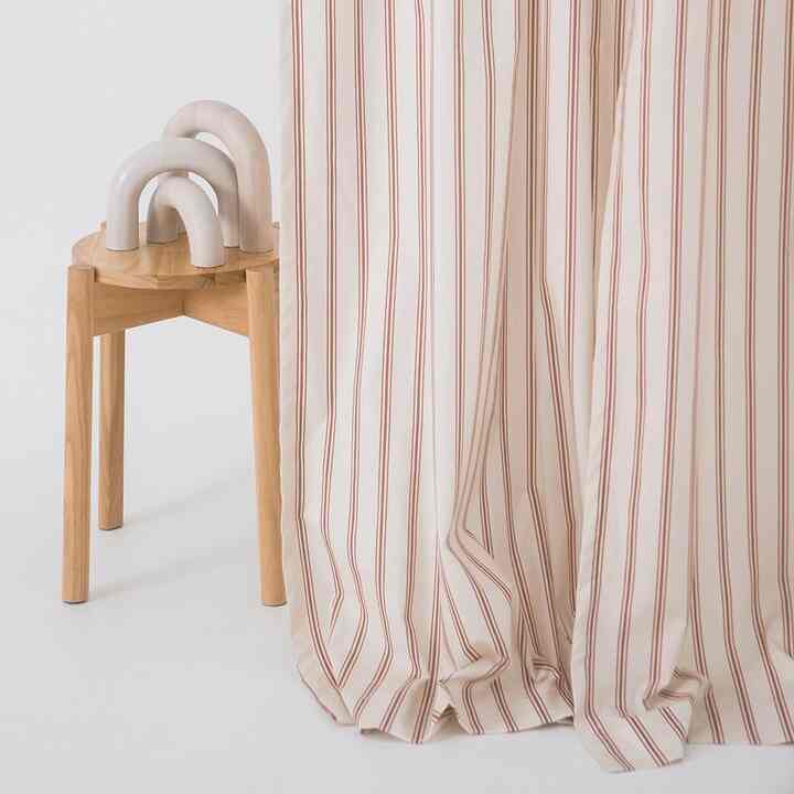 Bourbon stripe カーテン 100x180cm