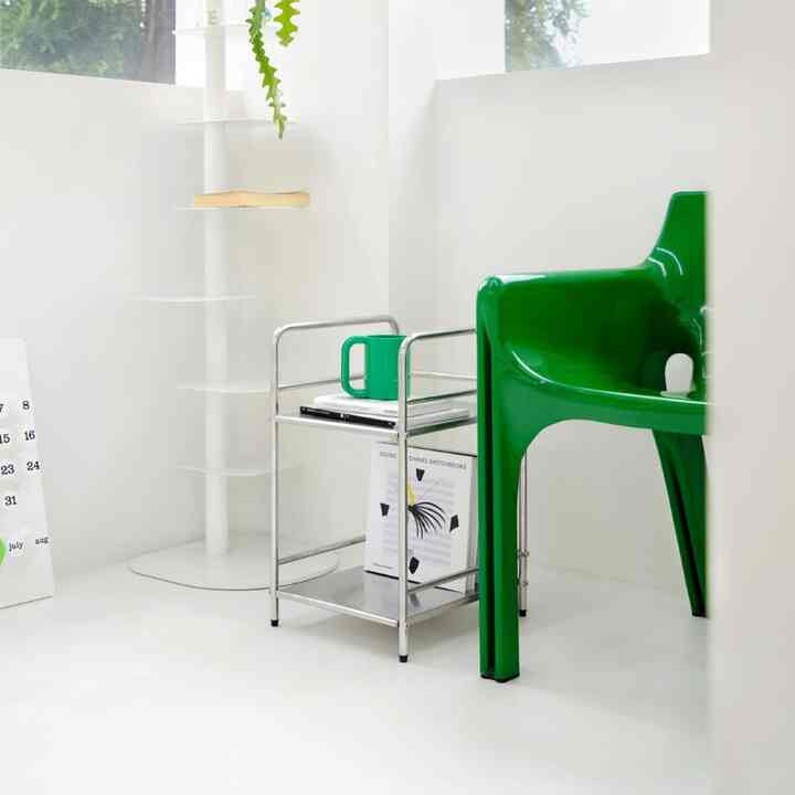 Ash スチール サイドテーブル