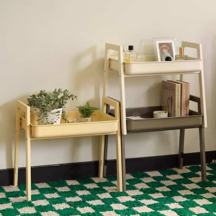 Village スチール スタッキングシェルフ［3色］