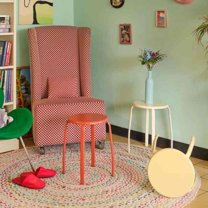 Mitra スチール スツール 2脚セット［4色］