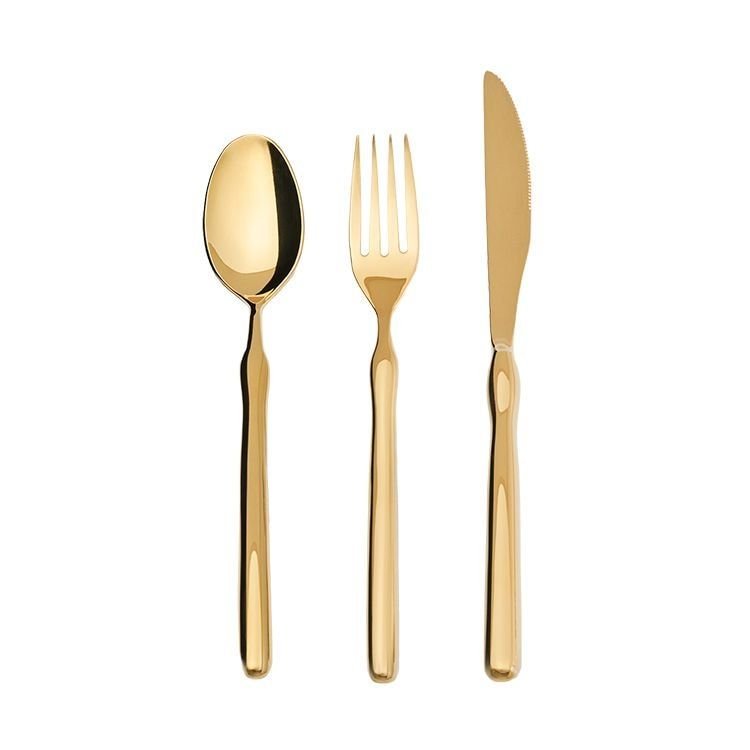 HORANG レギュラー カトラリー スプーン＆フォーク＆ナイフ ゴールド 3