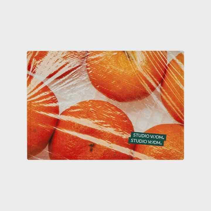 Orange Wrap ミニ ラグ バスマット