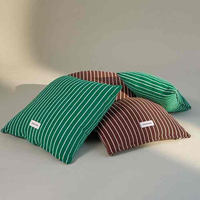 ストライプ クッションカバー ［2色・2サイズ］