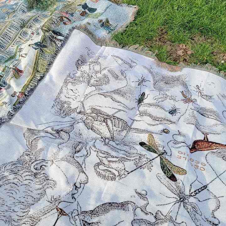 JACQUARD ブランケット ETUDE 130x180cm