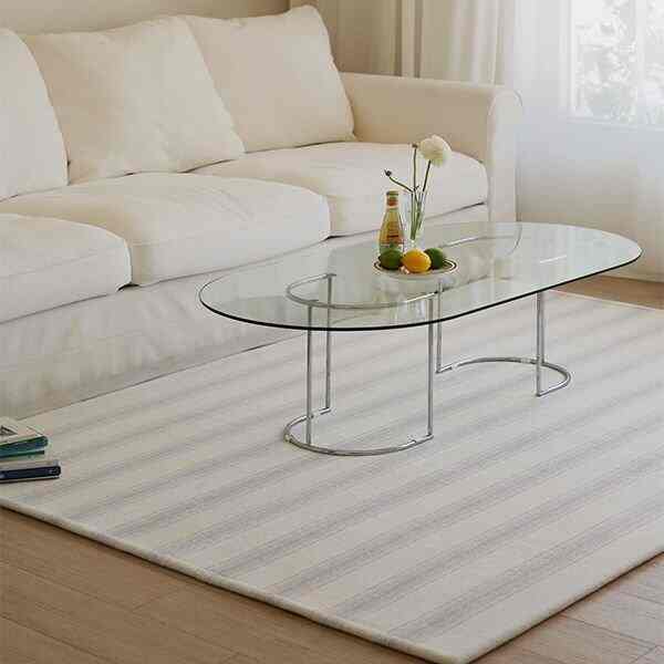 Adelio ストライプ ラグ［3サイズ］