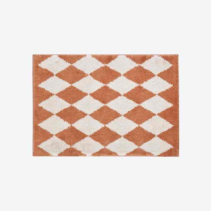 Argyle ドアマット peach 50x70cm