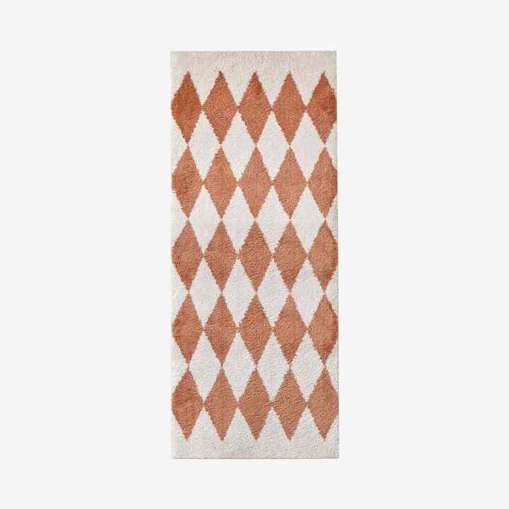 Argyle マット peach 50x120cm
