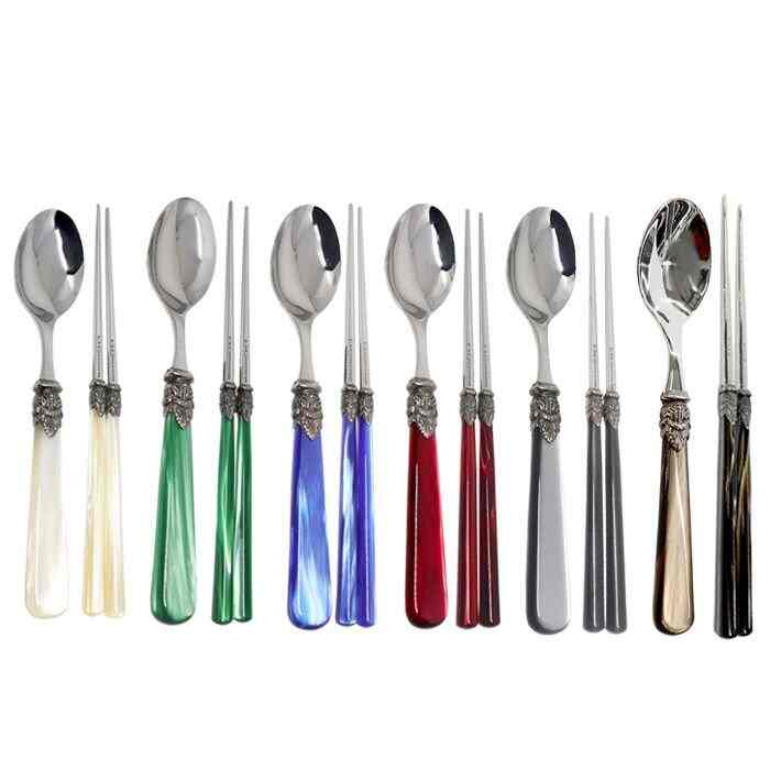 Napoleon カトラリー スプーン＆箸セット［6色］