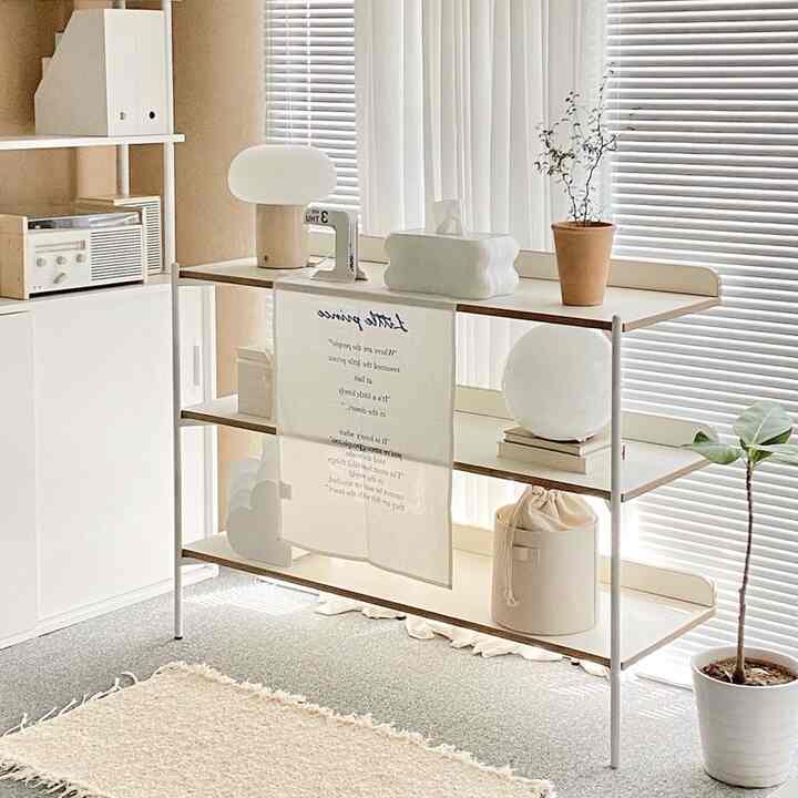 3段 QUERENCIA シェルフ ホワイト