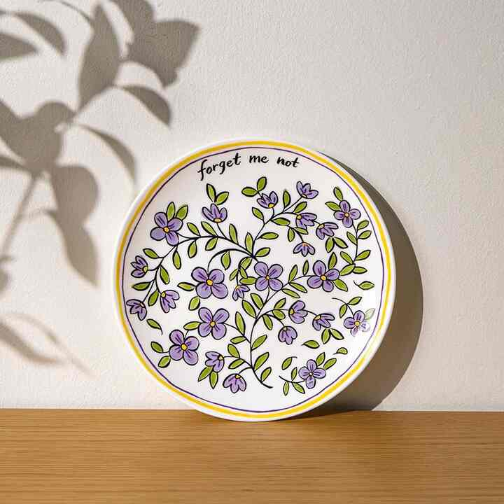 Heritage フォゲットミーノット 丸皿 20.3cm