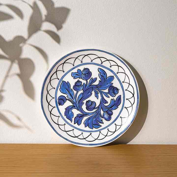 Heritage ブルーバード 丸皿 20.3cm