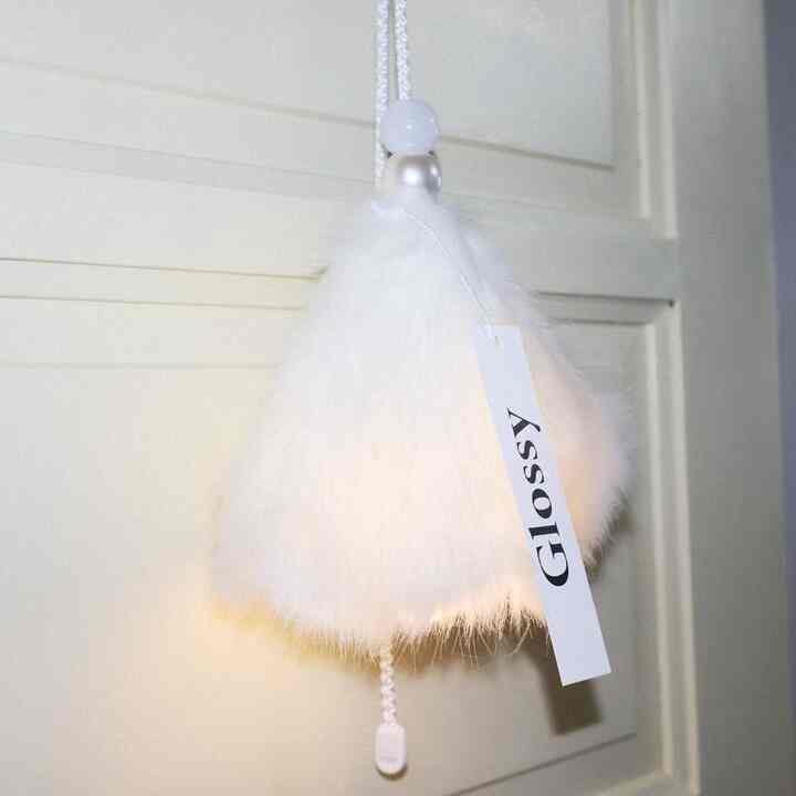 Fur 紐付き ペンダントライト