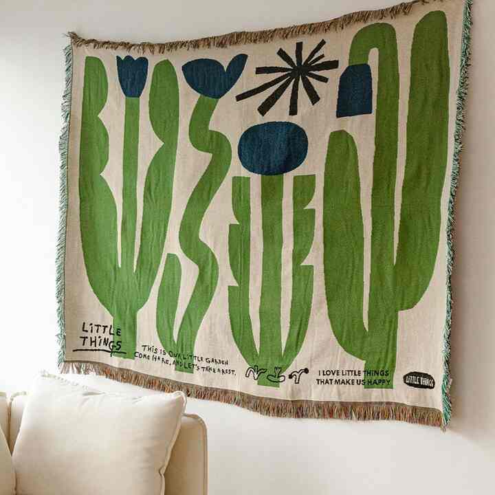 WOVEN ブランケット garden