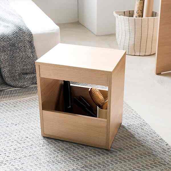 クロディー 収納付き スツール［2色］