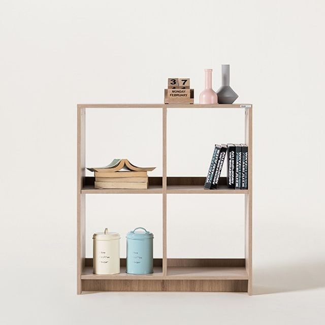 無印良品 スタッキングシェルフセット・3段×2列・オーク材 | 棚