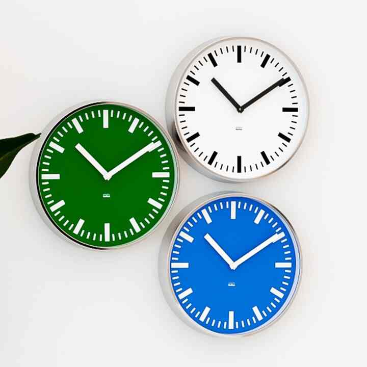 Refliline 静音 壁掛け時計 SLV013［3色］