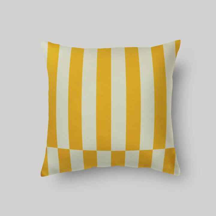 TUNING TIME YELLOW クッションカバー 50x50