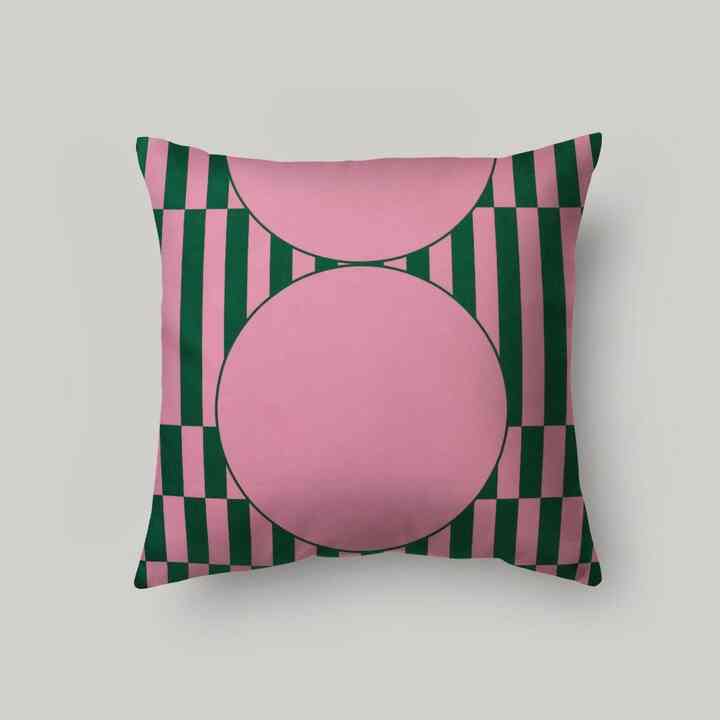 OUR ORBIT PINK クッションカバー 50x50