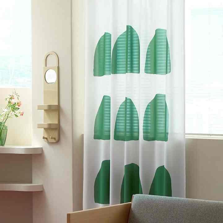 UP HILL AND DOWN ソフト シフォンカーテン