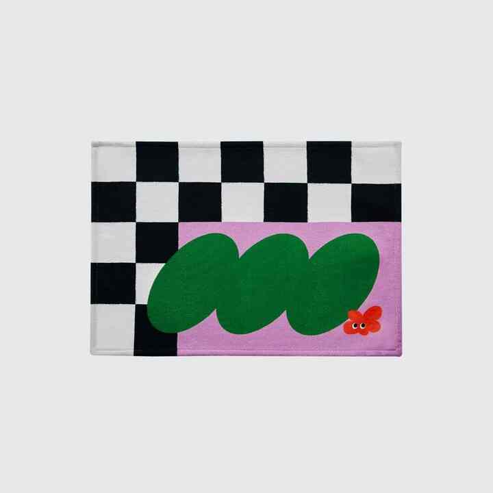 green cloud ミニ ラグ