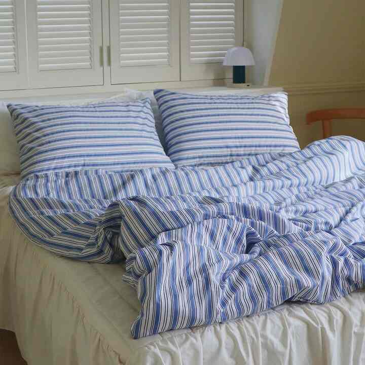 パリ ブルー 布団カバー［3サイズ］