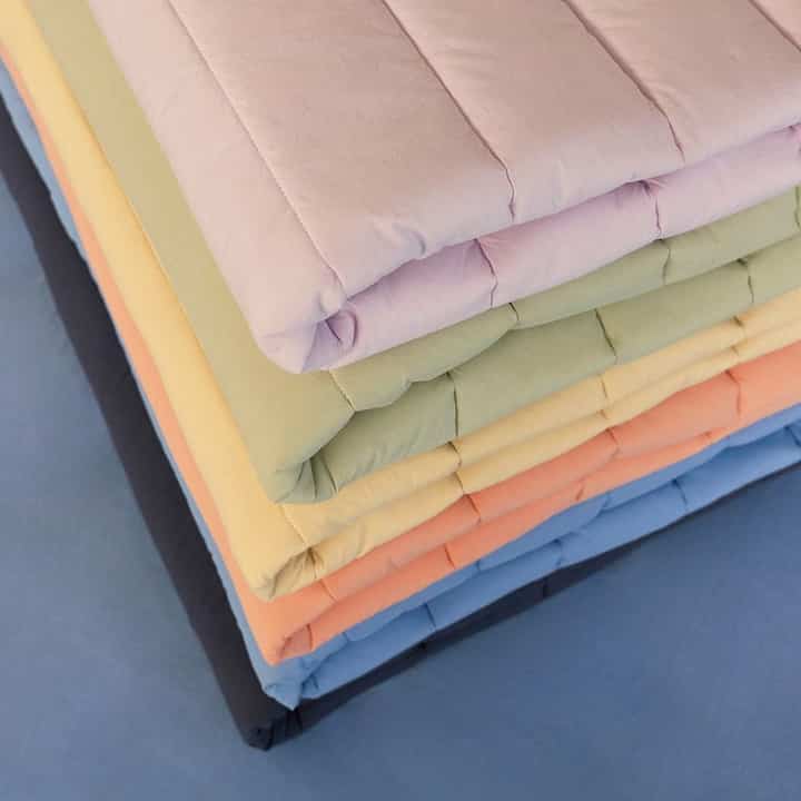 モーニング コットン 敷きパッド Q［6色］