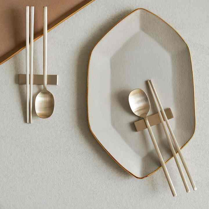 バンチャユギ（真鍮食器）スプーン＆箸セット 2人用