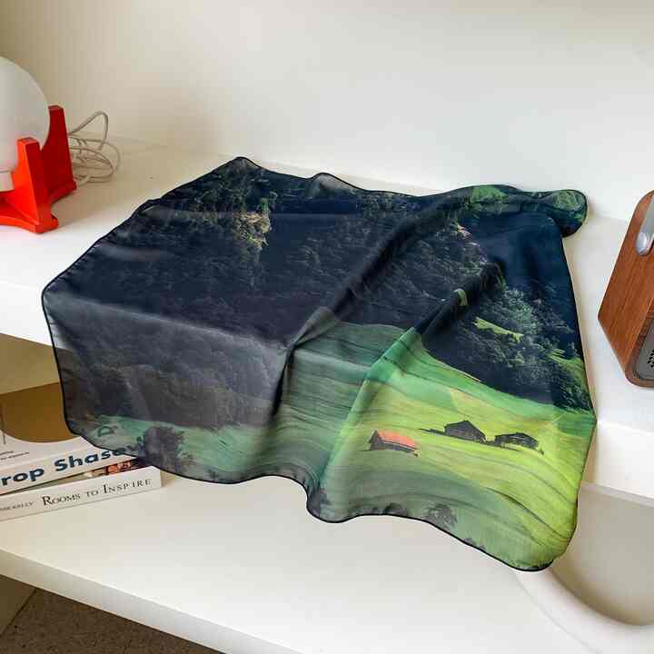 シフォン ファブリックポスター 04 Alps Light