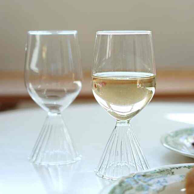 Tutu 白ワイングラス 2点セット