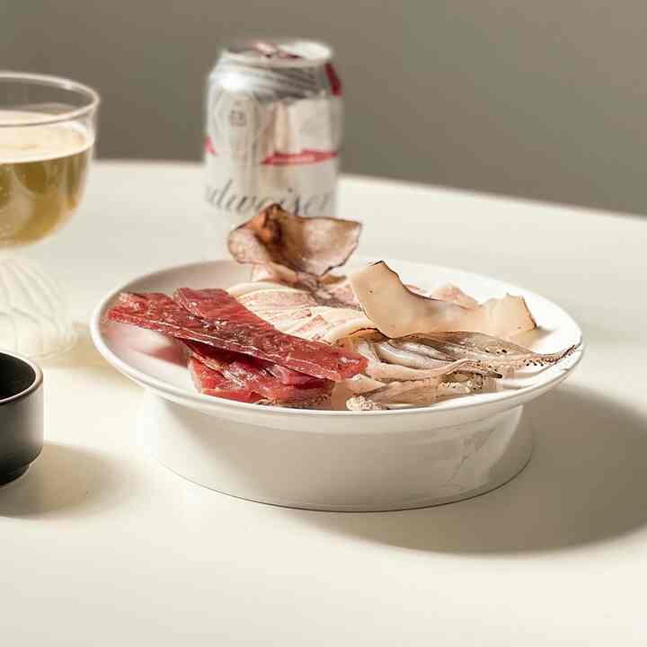 ダナ 高台皿 ホワイトL