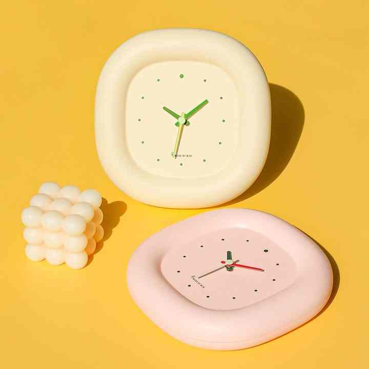 Petit bubble 置き掛け兼用時計［2色］