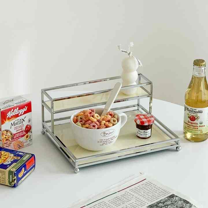 Cream Butter ワイドシェルフ 2段