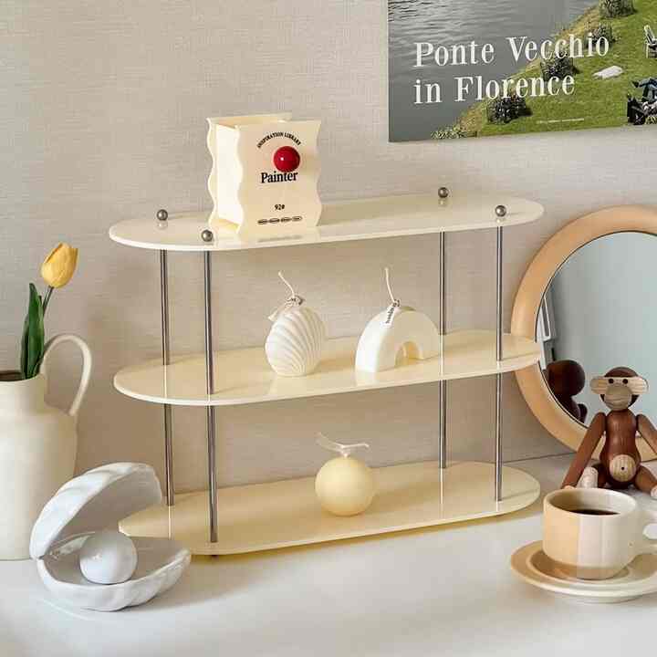 lemon butter アクリル ミニシェルフ 3段