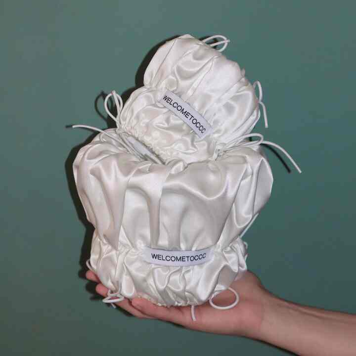 POUPOUPOT (SILK WHITE) 植木鉢［2サイズ］