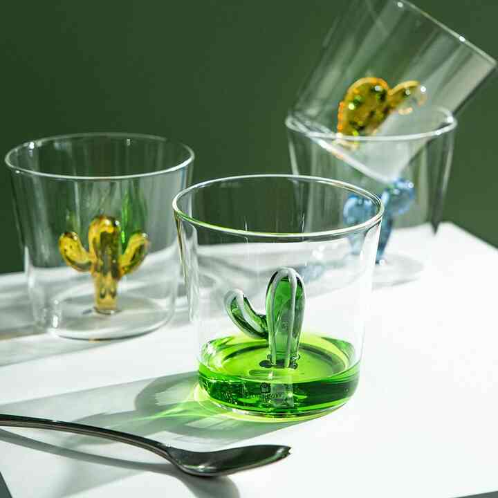 Desert Cactus グラスコップ 300ml［4色］