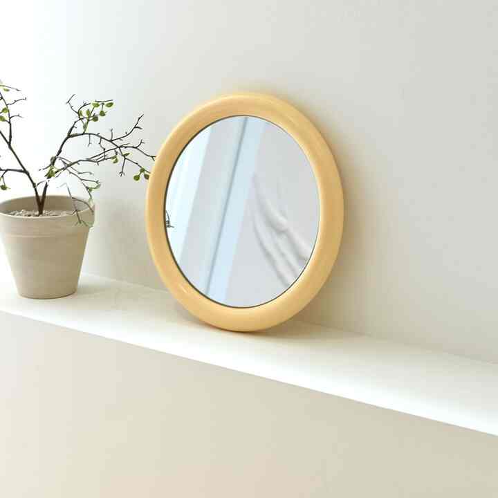 ムードウッド 卓上ミラー［3色］