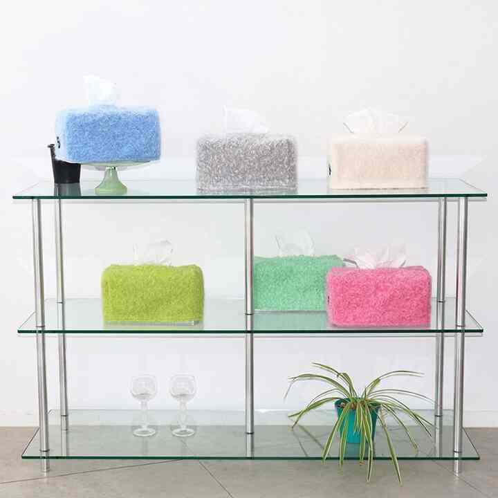 イクル 長方形 ティッシュケース［6色］