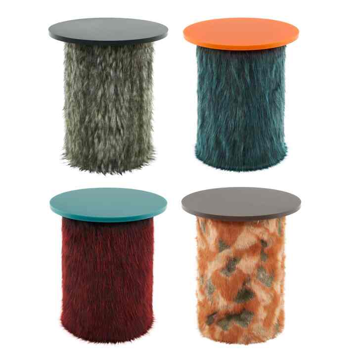 Fur Side Table (4color)