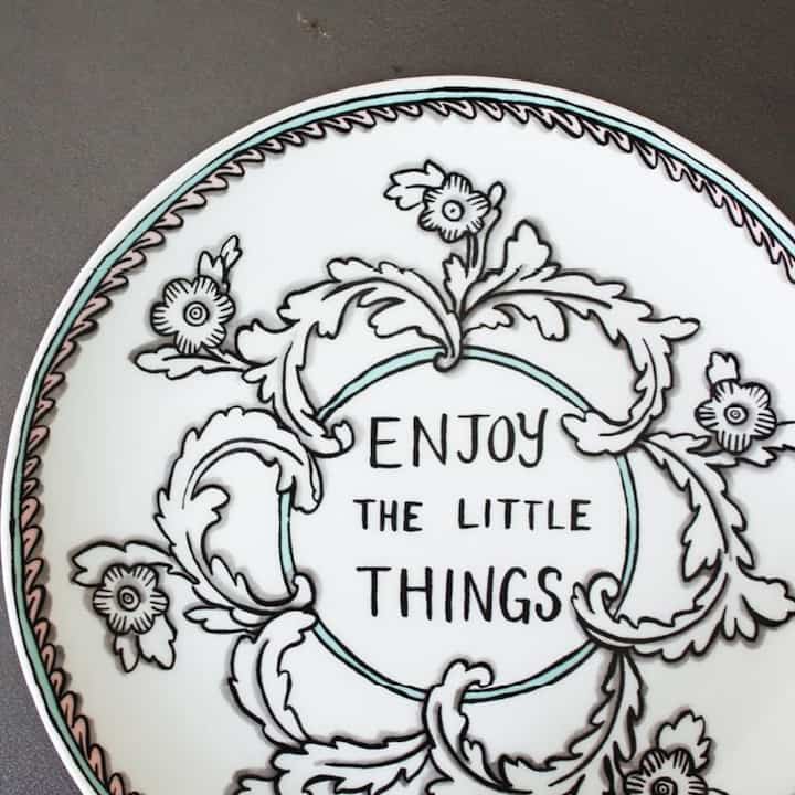 Molly Hatch Enjoy the little things プレート