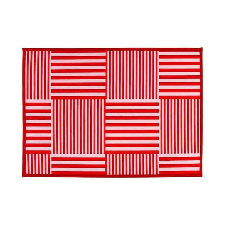 MODERN LINE DOOR MAT RED