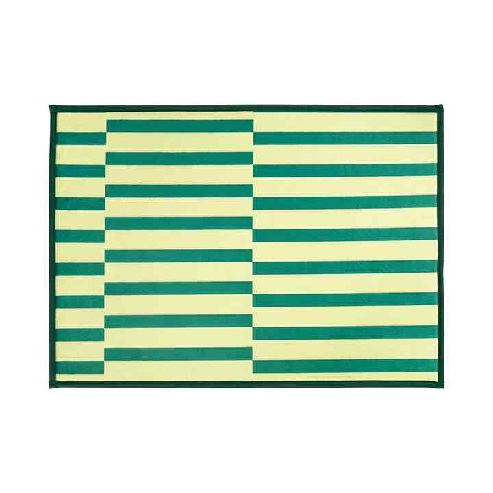 MODERN LINE DOOR MAT GREEN