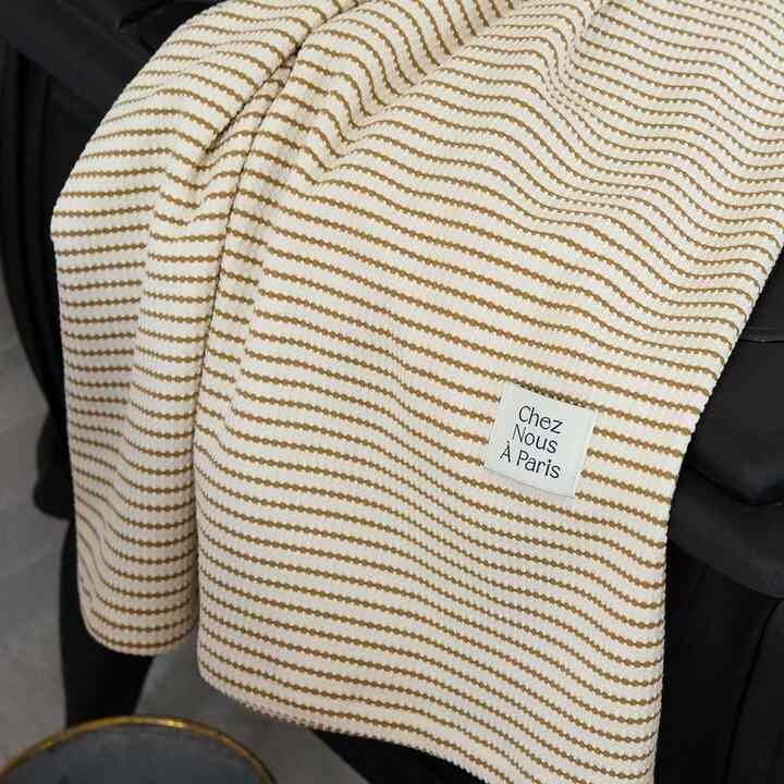 ビラ ワッフル ブランケット キャラメル［2サイズ］