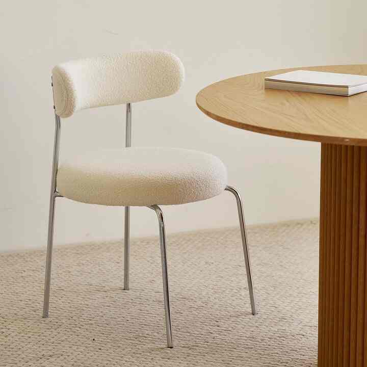 POGEUN ファブリック チェア［3色］